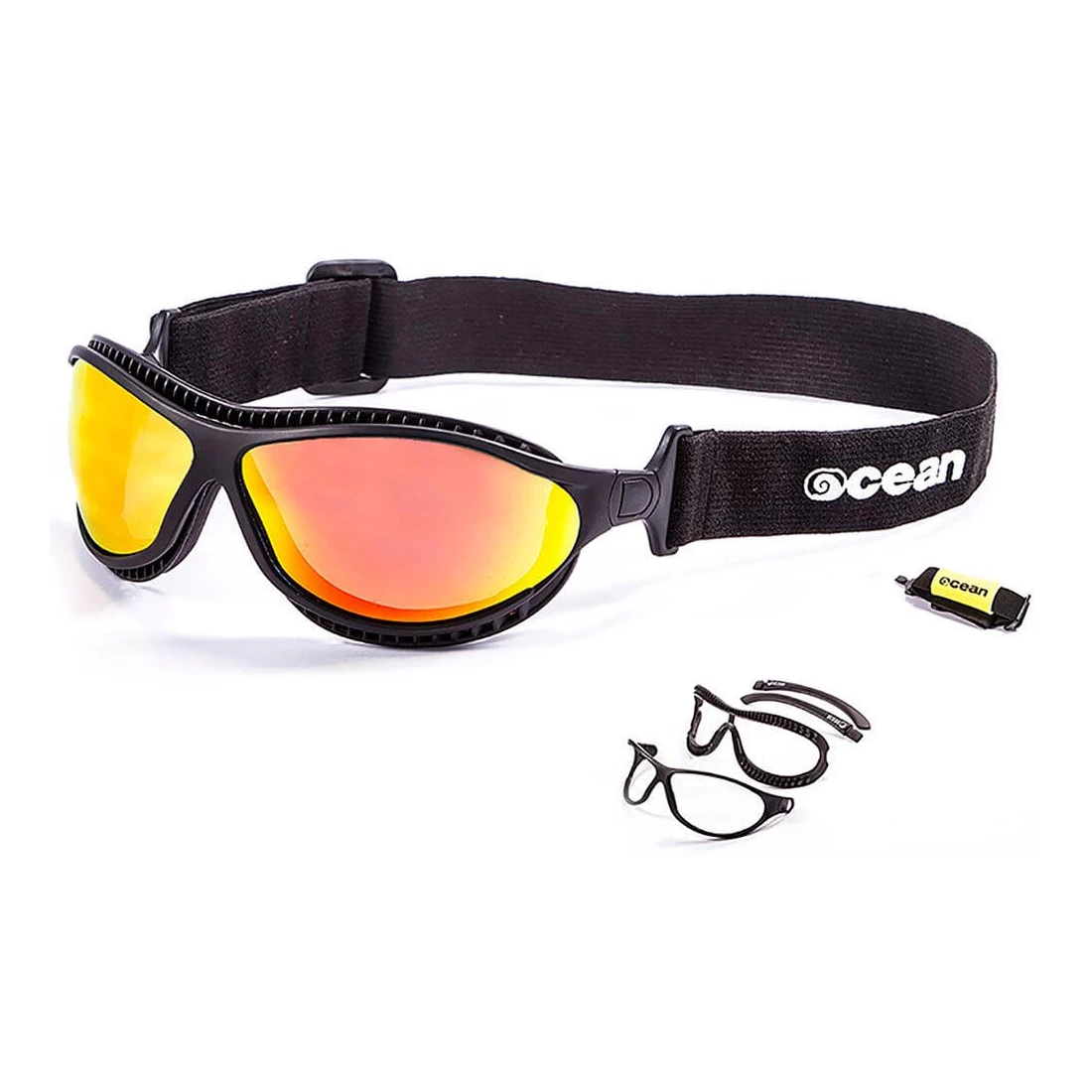 Gafas de Sol Deportivas Ocean Tierra de Fuego Mate Black / Revo