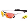 Gafas de Sol Deportivas Ocean Lake Garda Shiny White / Revo