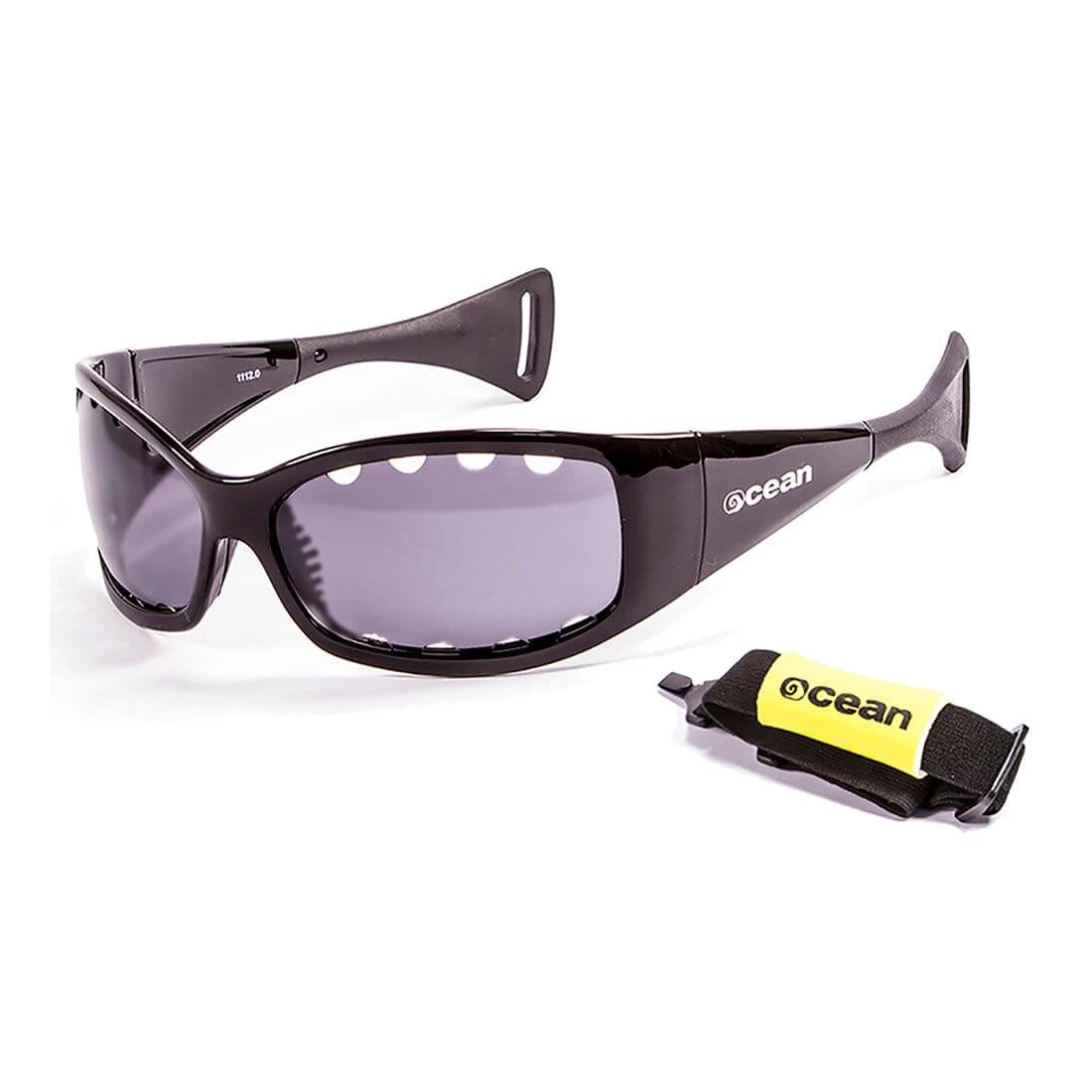 Gafas de sol Running Ocean Fuerteventura Shiny Black / Smoke