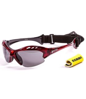 Gafas de Sol Deportivas Ocean Mauricio Shiny Red / Smoke
