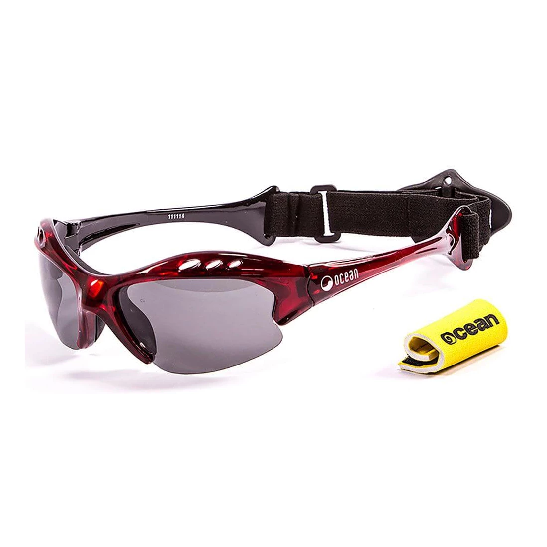 Gafas de Sol Deportivas Ocean Mauricio Shiny Red / Smoke