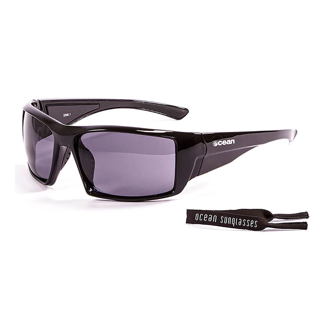 Gafas de Sol Deportivas Ocean Aruba Shiny Black / Smoke