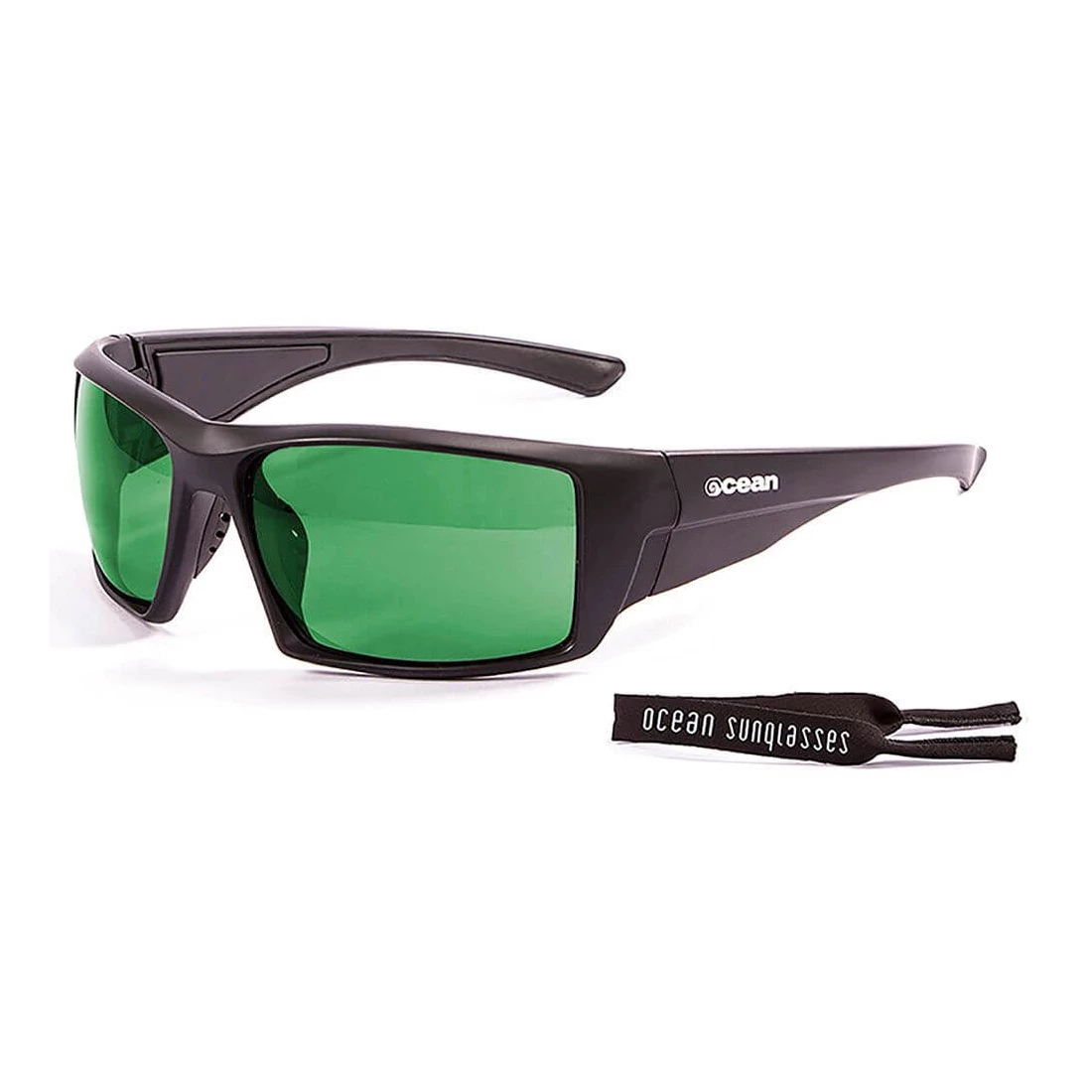 Gafas de Sol Deportivas Ocean Aruba Shiny Black / Revo Green