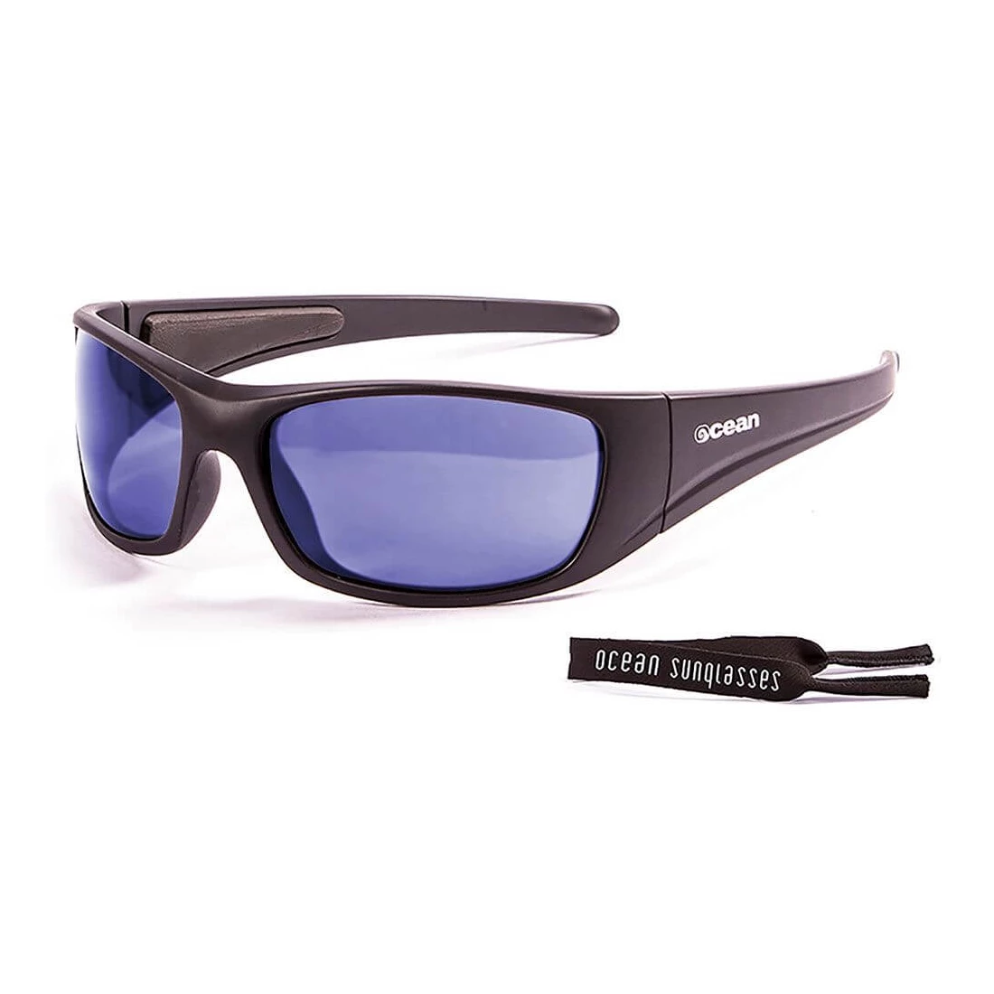 Gafas de Sol Deportivas Ocean Bermuda Mate Black / Revo Blue
