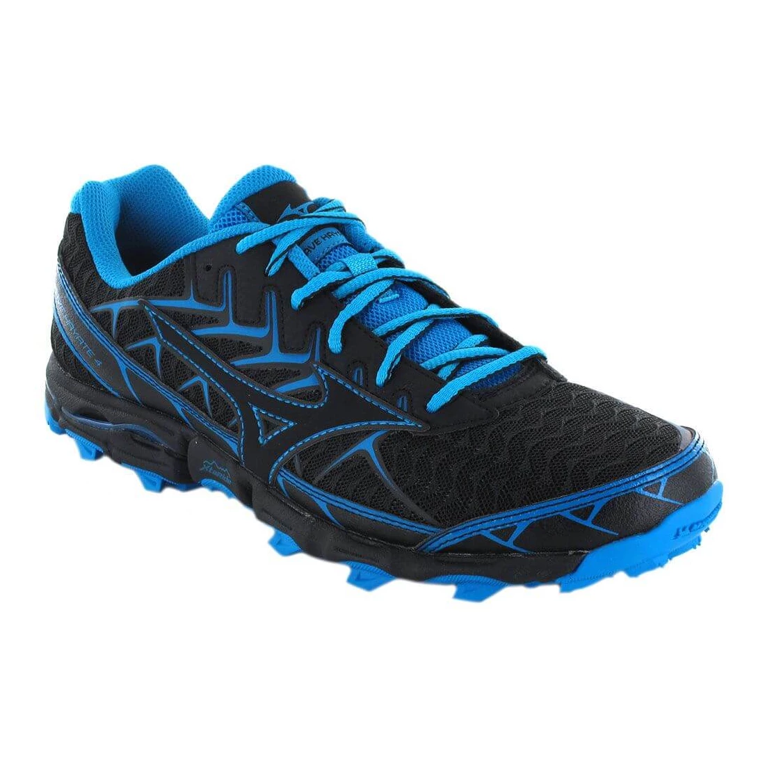 Mizuno Wave Hayate 4 Bleu - Chaussures Trail Running Man