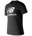 New Balance Essentials Stacked Logo Tee Black - Lifestyle