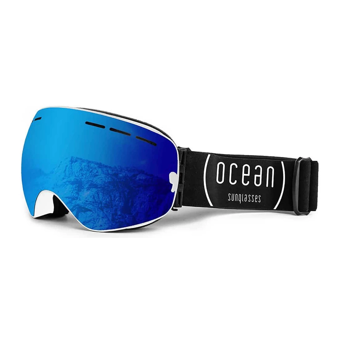 Mascaras de Esquí y Snowboard Ocean Cervino Revo Blue Black