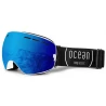 Mascaras de Esquí y Snowboard Ocean Cervino Revo Blue Black