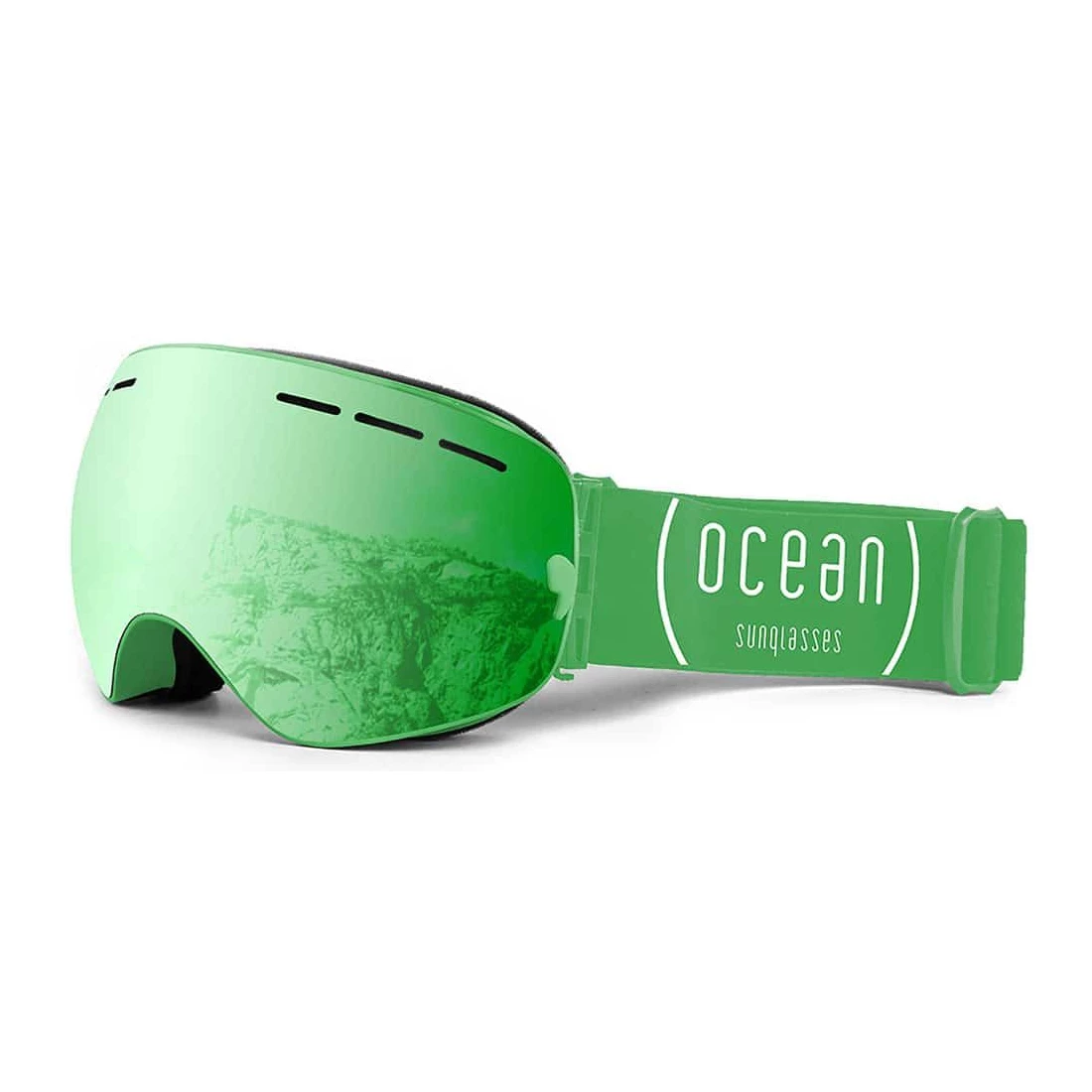Mascaras de Esquí y Snowboard Ocean Cervino Revo Green Green