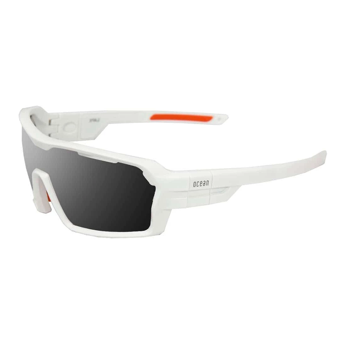 Gafas de Sol Deportivas Ocean Chamaleon Mate White / Smoke