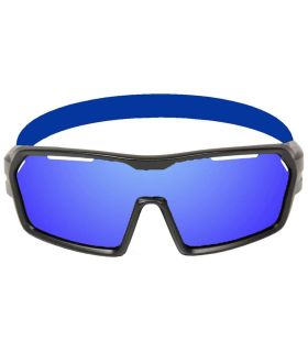 Gafas de Sol Deportivas Ocean Chamaleon Shinny Black / Revo Blue