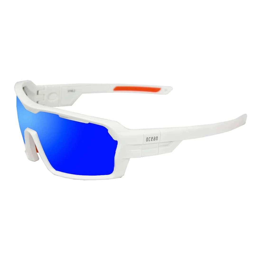 Gafas de Sol Deportivas Ocean Chamaleon Matte White / Revo Blue