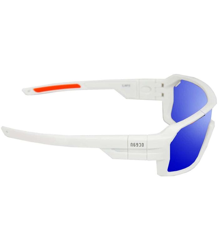 Gafas de Sol Deportivas Ocean Chamaleon Matte White / Revo Blue