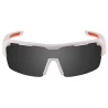 Gafas de Sol Deportivas Ocean Race Matte White / Smoke