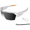 Gafas de Sol Deportivas Ocean Race Matte White / Smoke