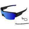 Gafas de Sol Deportivas Ocean Race Matte Black / Revo Blue