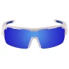 Gafas de Sol Deportivas Ocean Race Matte White / Revo Blue