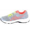 Running Boy Sneakers Asics Content Ps Grey Pink