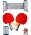 Paddles Table Tennis Set Ping Pong Deluxe