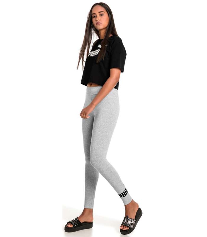 Puma Essentials Logo Leggings Gris
