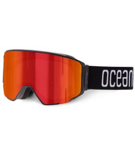 Mascaras de Esquí y Snowboard Ocean Denali Black Revo Red