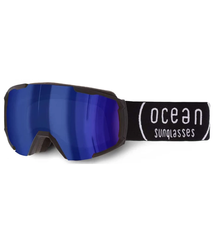 Mascaras de Esquí y Snowboard Ocean Kalnas Black Revo Blue