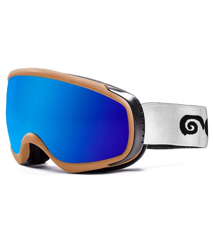 Mascaras de Esquí y Snowboard Ocean Mckinley Brown Revo Blue