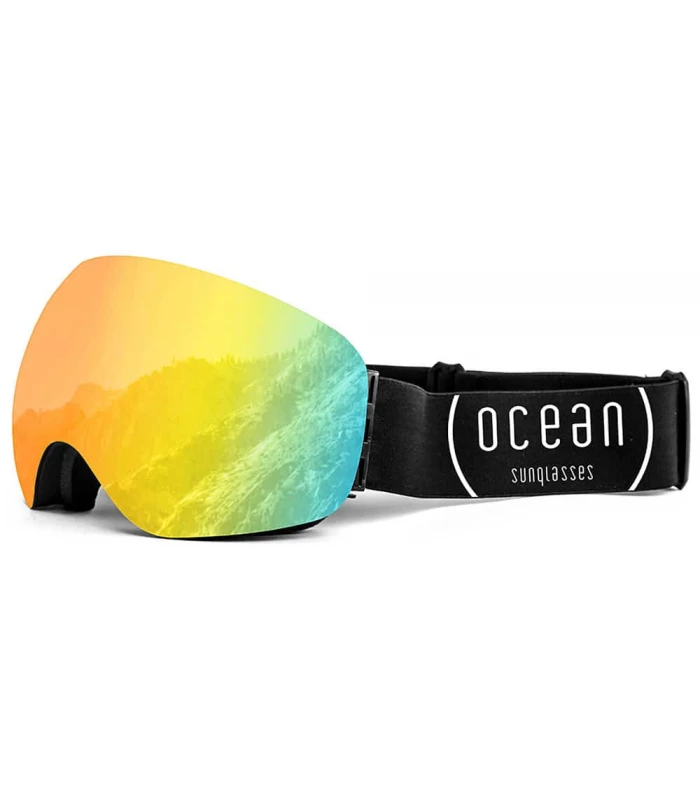 Mascaras de Esquí y Snowboard Ocean Arlberg Black Revo Gold