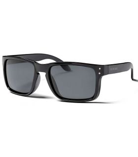 Gafas de Sol Casual Ocean Blue Moon Shiny Black Smoke