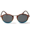 Gafas de Sol Casual Ocean Lille Matte Brown Blue Smoke