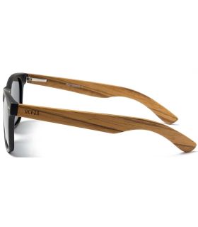 Gafas de Sol Casual Ocean Beach Wood Black Smoke