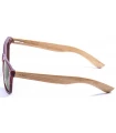Gafas de Sol Casual Ocean Beach Wood Brown Smoke