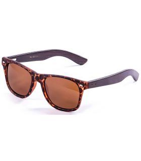 Gafas de Sol Casual Ocean Beach Wood Brown