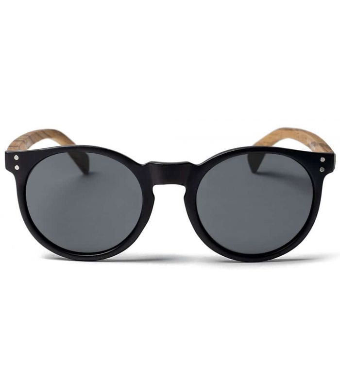 Gafas de Sol Casual Ocean Lizard Wood Black Brown Smoke