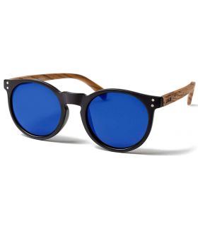Gafas de Sol Casual Ocean Lizard Wood Black Brown Blue