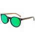 Gafas de Sol Casual Ocean Lizard Wood Black Brown Green