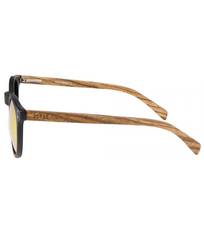 Gafas de Sol Casual Ocean Lizard Wood Black Brown Red