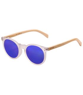 Gafas de Sol Casual Ocean Lizard Wood White Blue