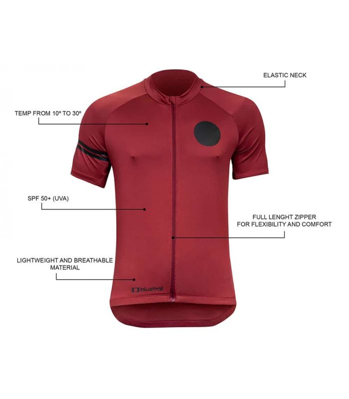 Maillots Blueball Maillot Tekpro Granate