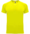 Camisetas técnicas running Roly Camiseta Bahrain Amarillo Fluor