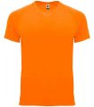 Technical jerseys running Roly T-shirt Bahrain Orange Fluor