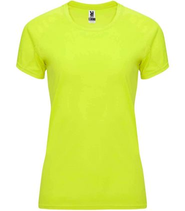 Camisetas técnicas running Roly Camiseta Bahrain W Amarillo