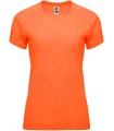 Camisetas técnicas running Roly Camiseta Bahrain W Naranja Fluor