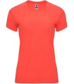 Camisetas técnicas running Roly Camiseta Bahrain W Coral Fluor