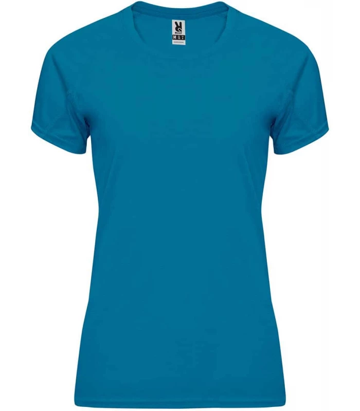Camisetas técnicas running Roly Camiseta Bahrain W Azul Luz de