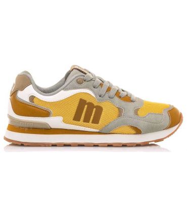 Calzado Casual Mujer - Mustang Joggo Gris amarillo Lifestyle