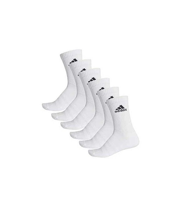 N1 Adidas 6 Pairs Classic Cushioned Socks White