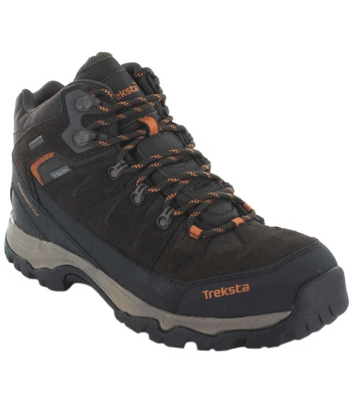 Botas de Montaña Hombre Treksta Cruiser Mid Gore-Tex Marron
