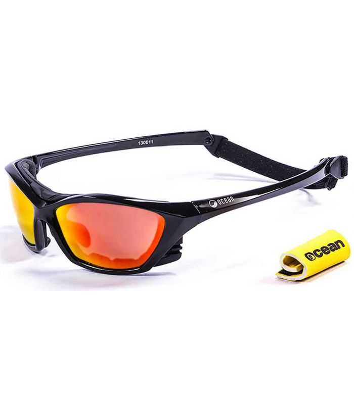 Gafas de Sol Deportivas Ocean Lake Garda Matte Black / Revo
