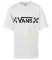 Camisetas Lifestyle Vans Drop V Check Boys-B White